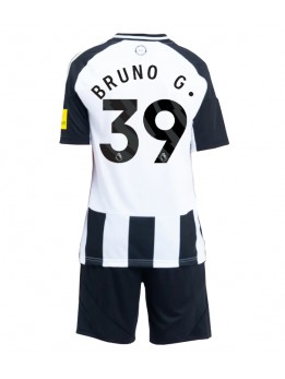 Billige Newcastle United Bruno Guimaraes #39 Hjemmedraktsett Barn 2024-25 Kortermet (+ Korte bukser)